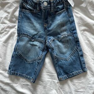 Baby Gap Denim Jeans with Heart Patches NWT